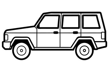 Modern SUV Linework Design