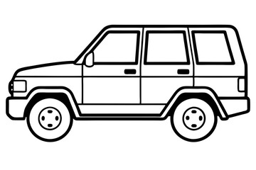 Modern SUV Linework Design