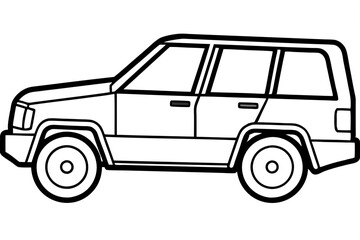 Modern SUV Linework Design