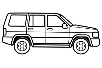Modern SUV Linework Design