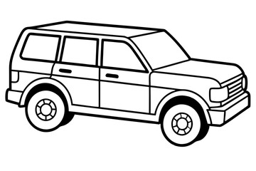 Modern SUV Linework Design