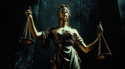 Obraz premium statue of justice