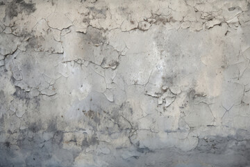 Processed collage of obsolete stucco wall with visible cracks texture. Background for banner, backdrop