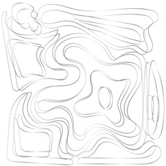 topographic line contour map background, geographic grid map