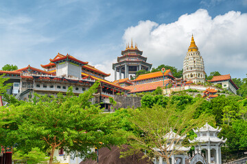 Obraz premium Awesome view of the Kek Lok Si Temple, Penang, Malaysia