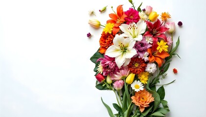 A floral arrangement crafted to resemble a head, representing mental health and well-being