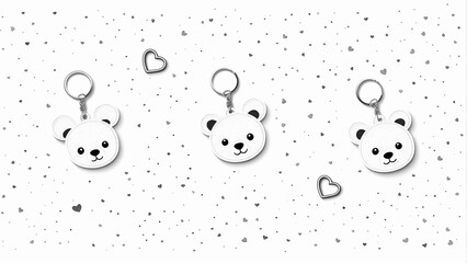 Cute Teddy Keychains