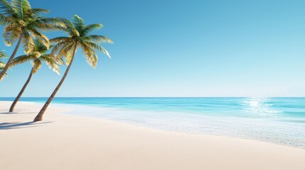Tranquil Tropical Beach Scene