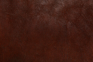 Texture of brown leather as background