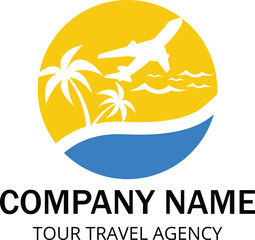 tour and travel agency logo design