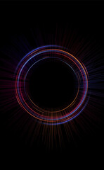 Abstract geometric poster design. Vector illustration. Sketch for creativity.