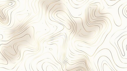 Fototapeta premium Exquisite Abstract Geometric Seamless Pattern: Gold - lined on White, Ideal for Light - modern Wallpaper with Tile Backdrop