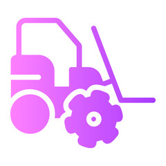forklift gradient icon