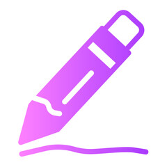 Pencil  gradient icon