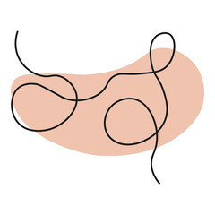 Obraz premium Breast cancer line