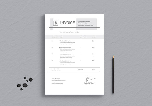 Professional Invoice Template