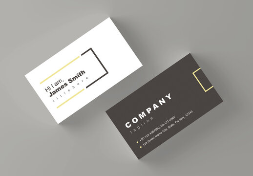 Digital Business Card Template for Creative Freelancers