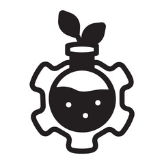 Bioengineering glyph icon