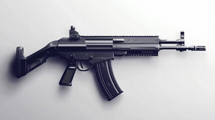 High-Tech Assault Rifle: A Detailed Look at Modern Military Weaponry