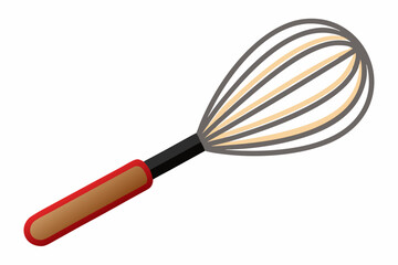 Watercolor illustration of a culinary kitchen item vector art illustration