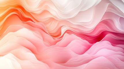 Obraz premium Vibrant Abstract Background with Flowing Wavy Shapes in Vivid Colors Creating a Dynamic Visual Experience