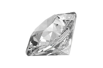 Dazzling diamond  with high quality, transparent background