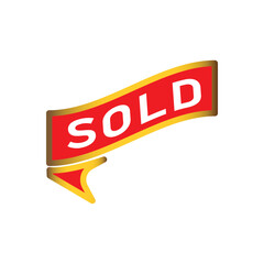 sold ribbon vector icon discount sale sticker lebel minimalist design for digital and print projects
 Graphic Design Icons Making a Huge Impact on Visual Aesthetics