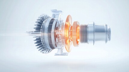 Jet Engine Cutaway: A Glimpse Inside the Powerhouse of Flight