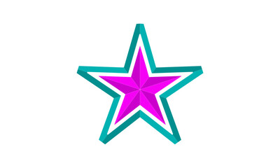  star logo, vector star, astrology, tattoo, colorful logo, colorful star logo,