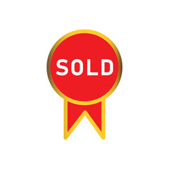 sold ribbon vector icon discount sale sticker lebel minimalist design for digital and print projects
 Graphic Design Icons Making a Huge Impact on Visual Aesthetics