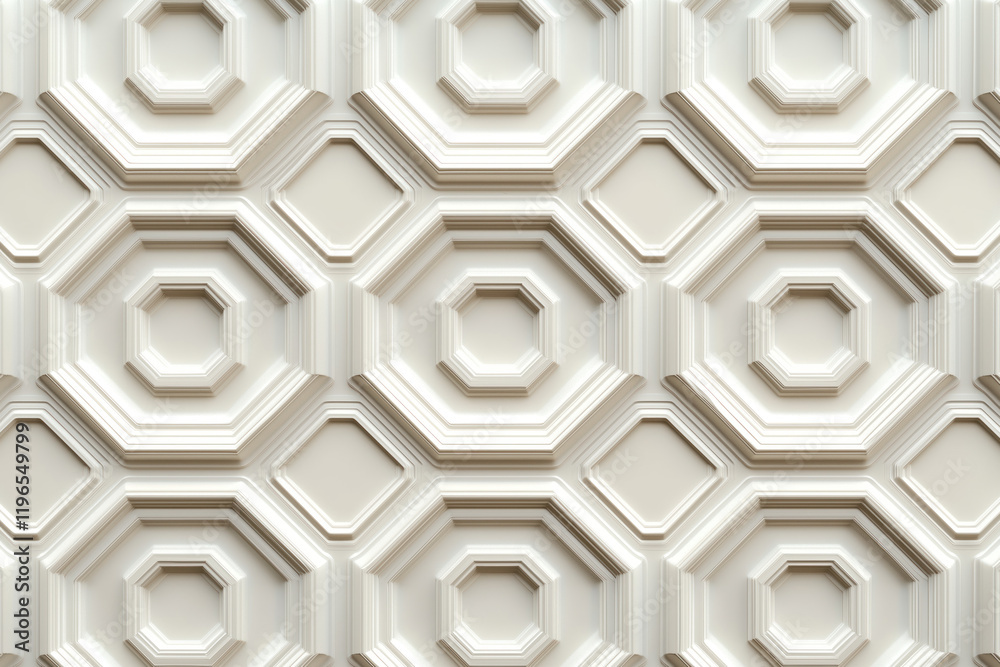 Poster sophisticated classical 3d pattern. ancient ornament. background image. created with generative ai t
