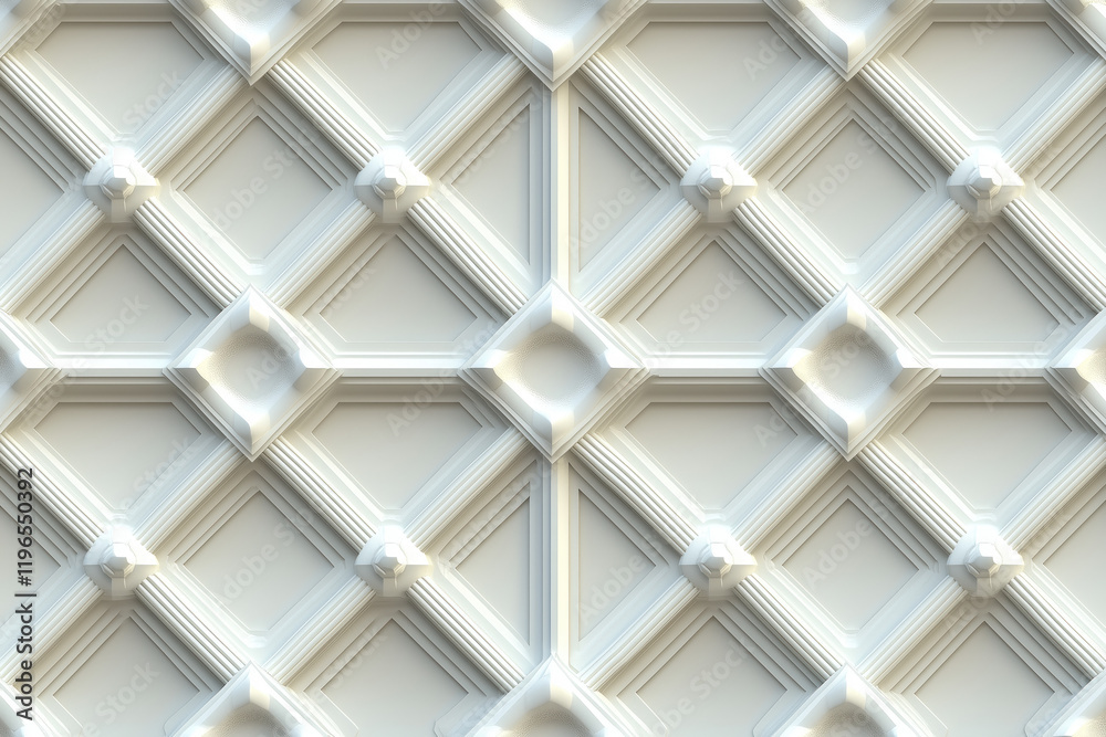 Poster sophisticated classical 3d pattern. ancient ornament. background image. created with generative ai t