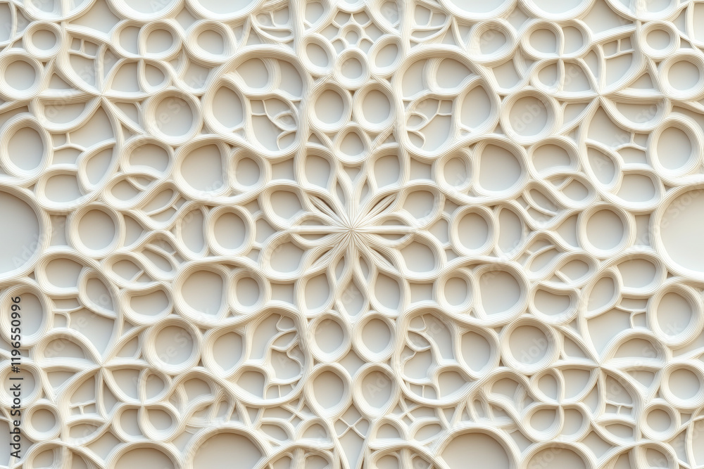 Poster sophisticated classical 3d pattern. ancient ornament. background image. created with generative ai t