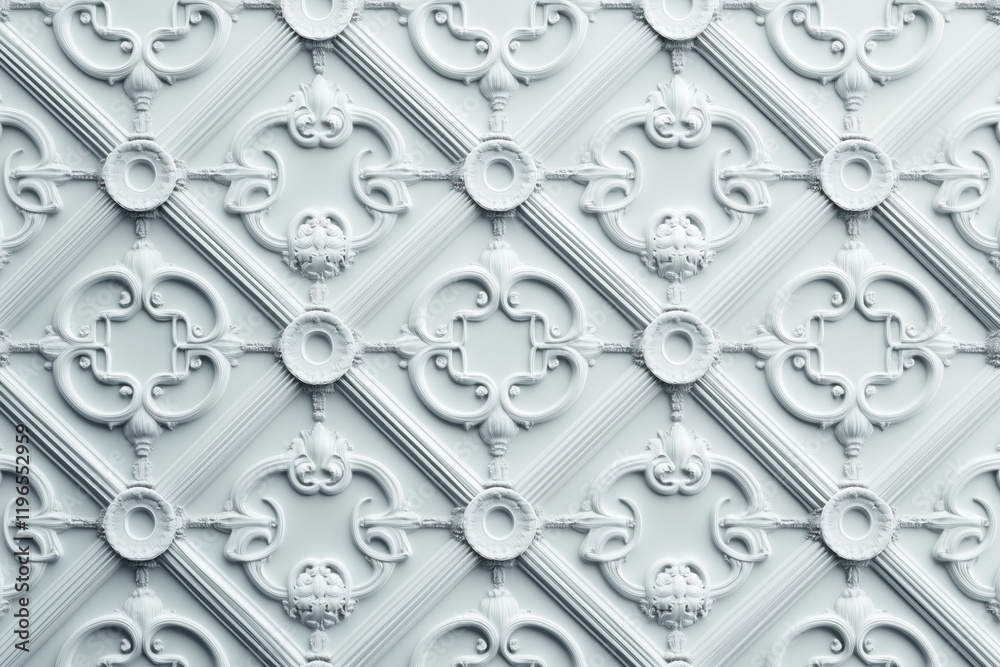 Poster sophisticated classical 3d pattern. ancient ornament. background image. created with generative ai t