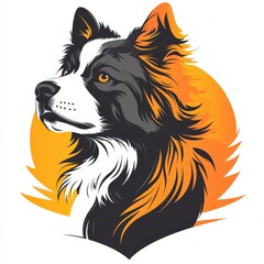 Fototapeta premium Design of pet care icon logo illustration isolated on white background