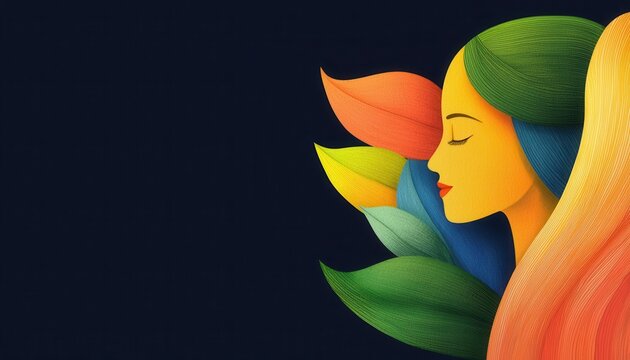 community support concept. A creative poster promoting a glowing mental health awareness walk organized by collaborative community groups