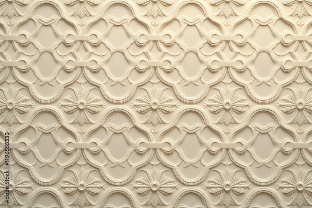 Poster sophisticated classical 3d pattern. ancient ornament. background image. created with generative ai t