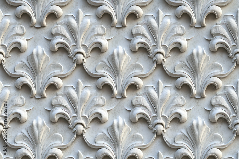 Poster sophisticated classical 3d pattern. ancient ornament. background image. created with generative ai t