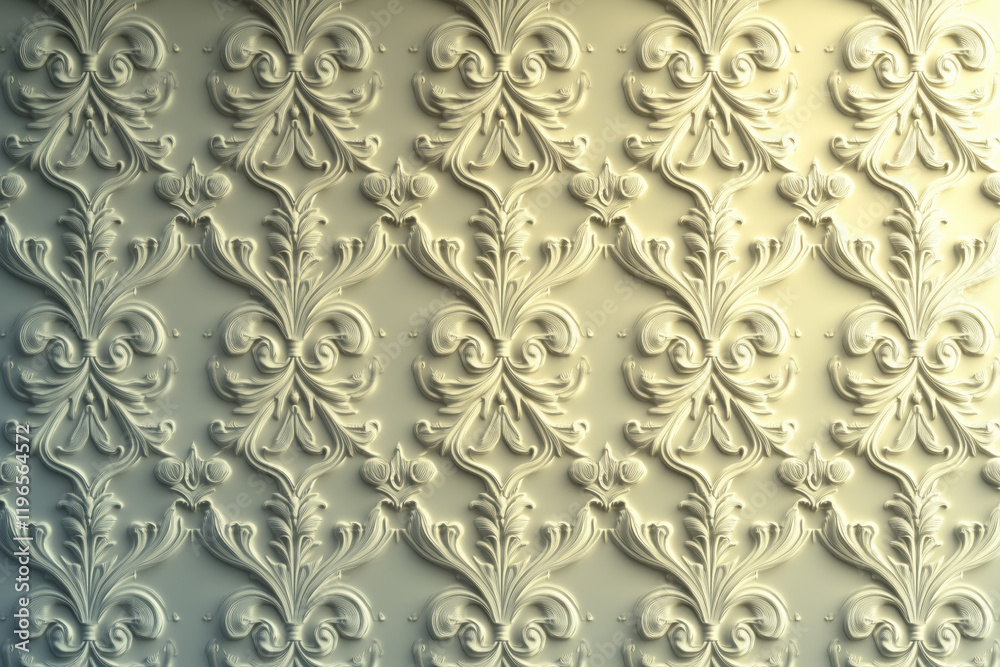 Poster sophisticated classical 3d pattern. ancient ornament. background image. created with generative ai t