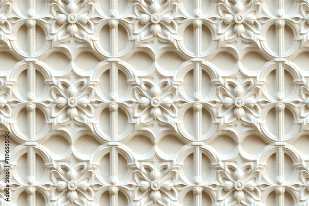Poster sophisticated classical 3d pattern. ancient ornament. background image. created with generative ai t