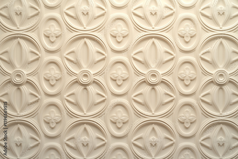Poster sophisticated classical 3d pattern. ancient ornament. background image. created with generative ai t