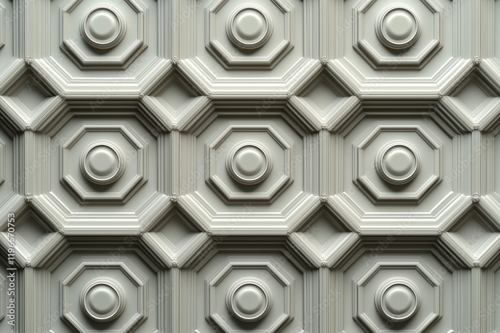 Poster sophisticated classical 3d pattern. ancient ornament. background image. created with generative ai t