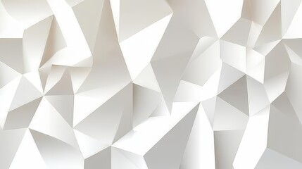 Fototapeta premium Abstract white geometric pattern with varying textures and shapes.