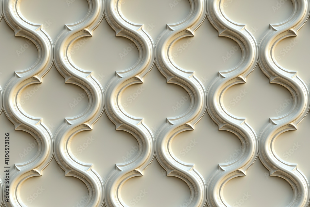 Poster sophisticated classical 3d pattern. ancient ornament. background image. created with generative ai t