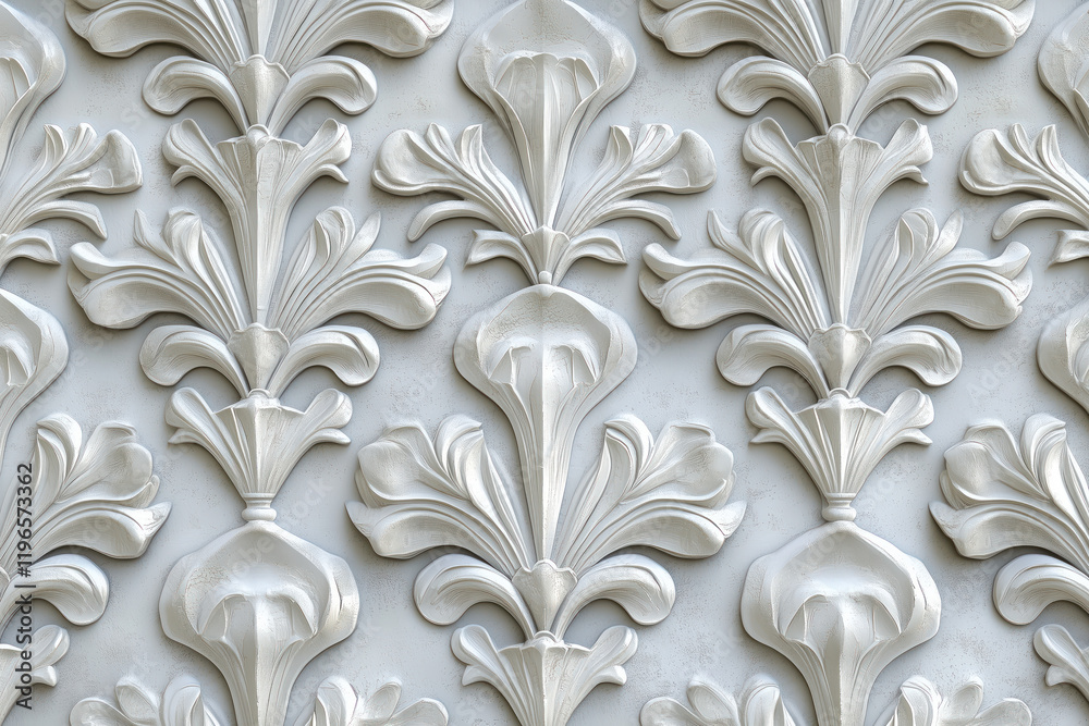 Poster sophisticated classical 3d pattern. ancient ornament. background image. created with generative ai t