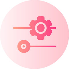 Setting  gradient icon