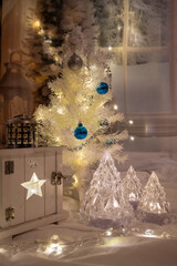 White Christmas decorations