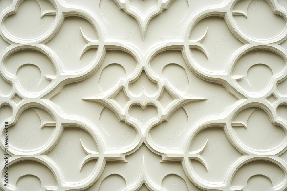 Poster sophisticated classical 3d pattern. ancient ornament. background image. created with generative ai t