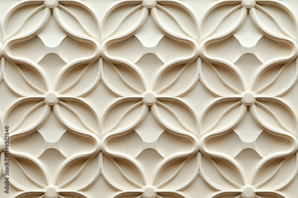 Poster sophisticated classical 3d pattern. ancient ornament. background image. created with generative ai t