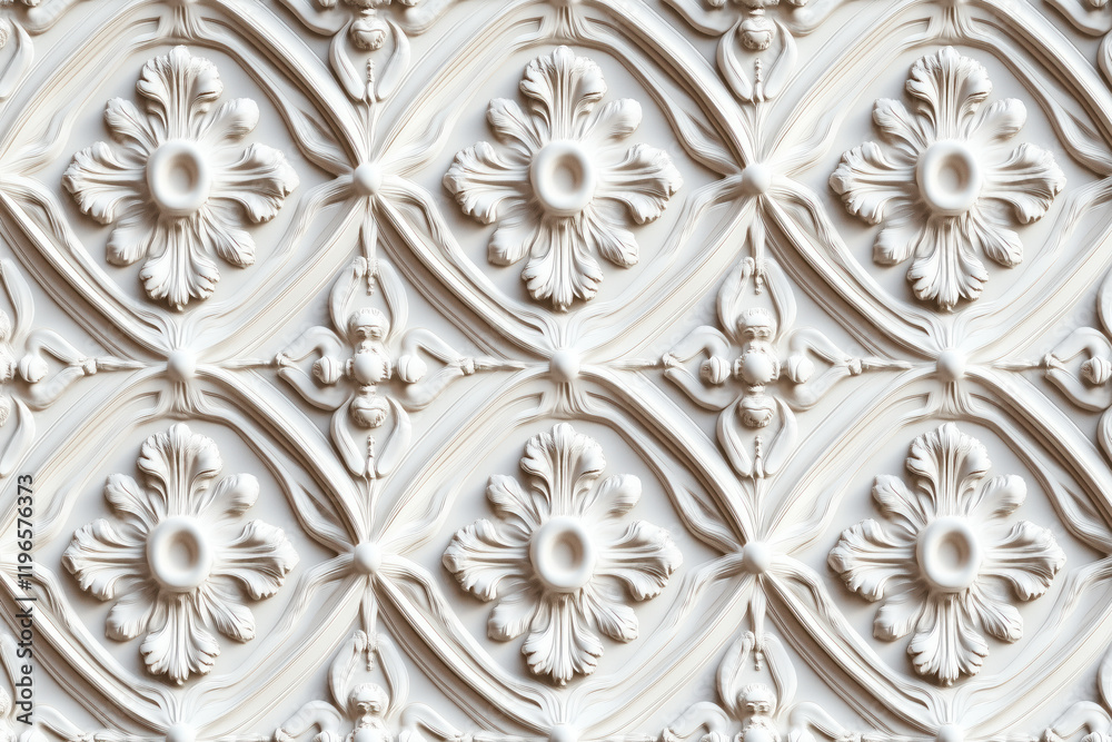 Poster sophisticated classical 3d pattern. ancient ornament. background image. created with generative ai t
